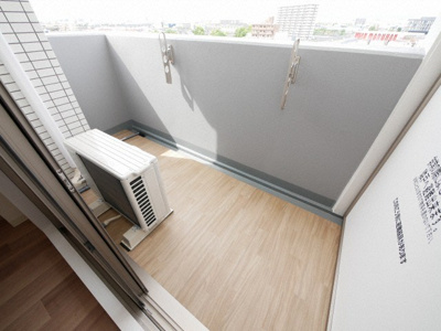 【バルコニー】 | スプランディッドV | 広々としたバルコニーです