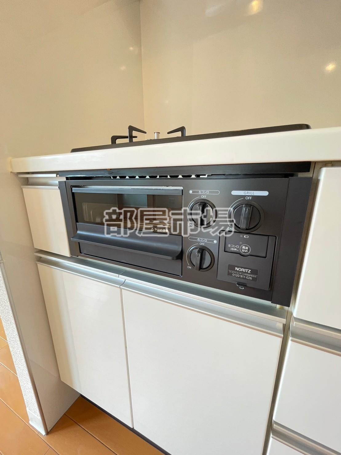 パークアクシス御徒町のキッチン|グリル付き