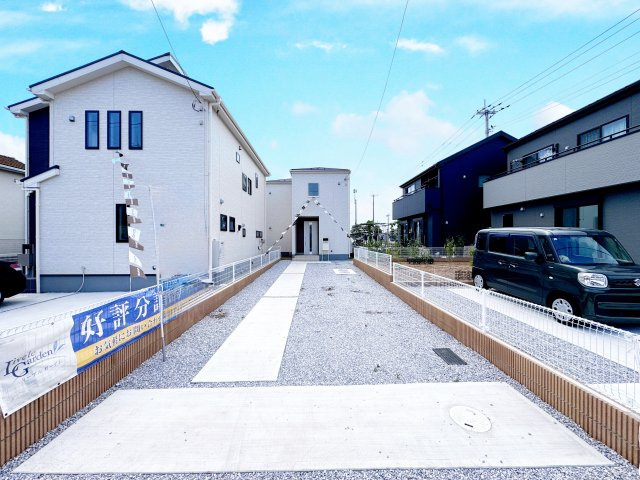 Livele Garden太田市岩瀬川町　新築住宅2号棟の外観