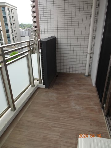 プレジール薬院テラスのバルコニー