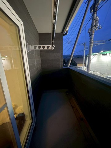 桐生市三吉町戸建のバルコニー