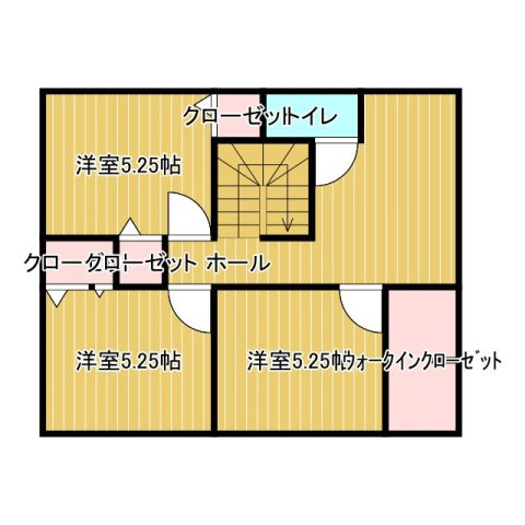 桐生市三吉町戸建の間取り|2F