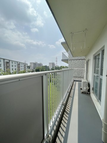 狭山台団地　２街区１４号棟のバルコニー