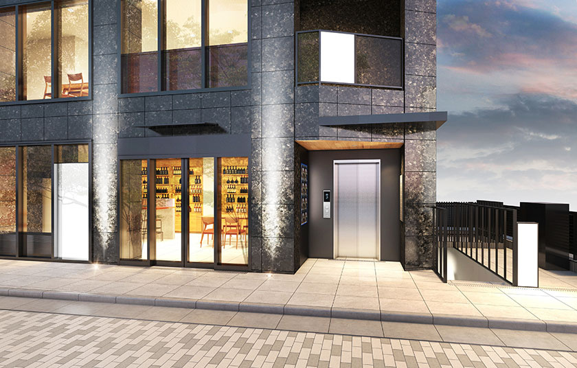 ADW北青山のエントランス