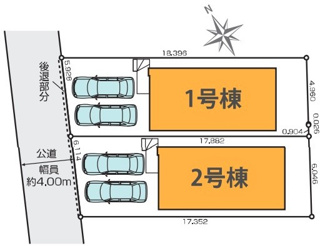 【区画図】 | 西東京市田無町8期　全2棟　2号棟 | 西東京市田無町8期　全2棟　2号棟