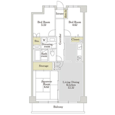 【エントランス】 | アーバンパーク三ツ池公園Ｗ | 清潔なエントランスです