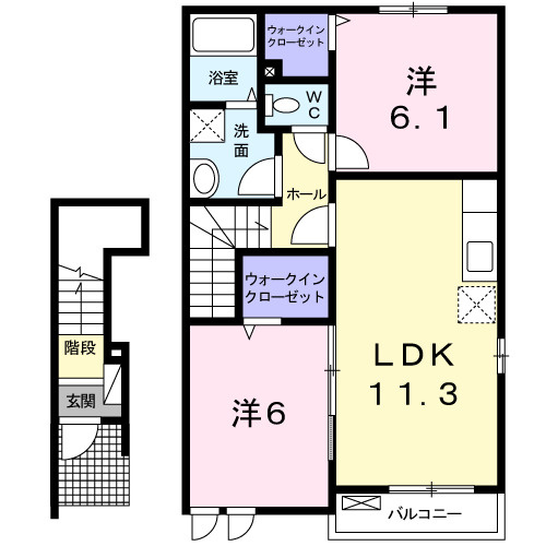 ジェルメＣの間取り