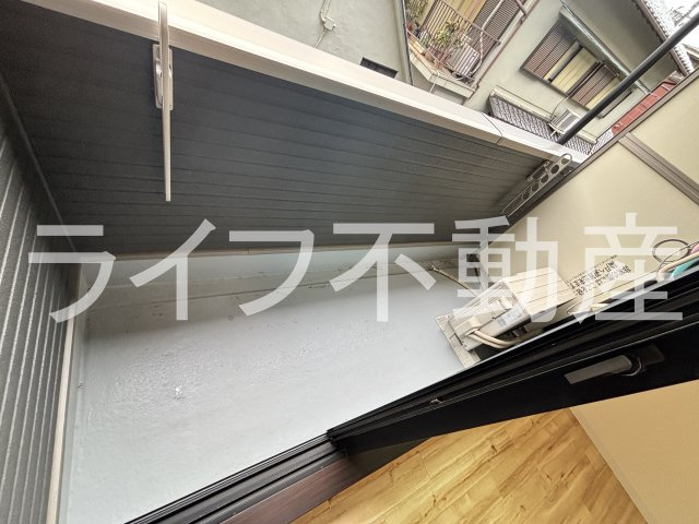 ブライト近大前のバルコニー