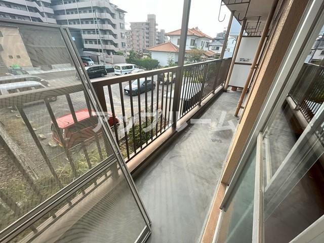 コーポけやきのバルコニー