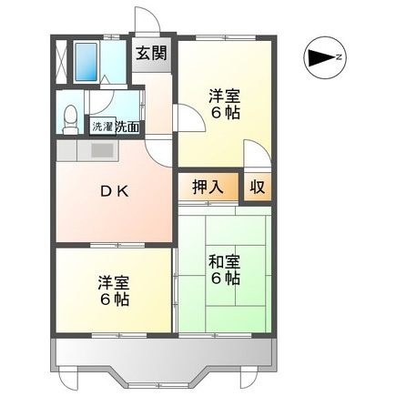 【間取り】 | コーポラスコスモス