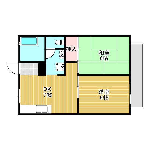 アヴェニュー曽根の間取り