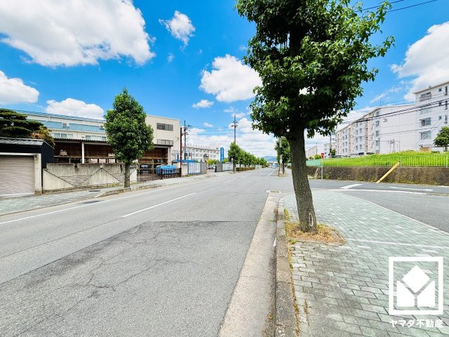 久御山町林北畑の前面道路含む現地写真