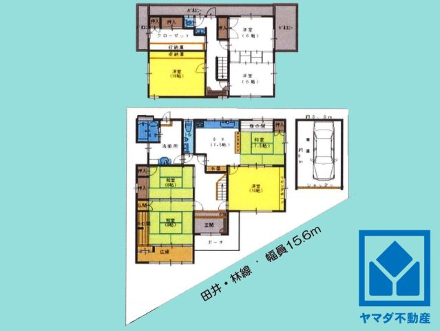 久御山町林北畑の間取り