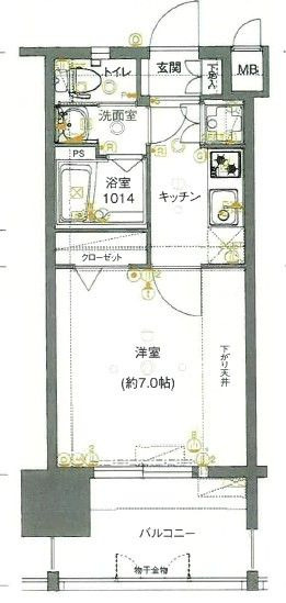 サヴォイ箱崎邸園の間取り