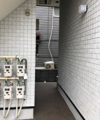 リッシュ小岩のエントランス