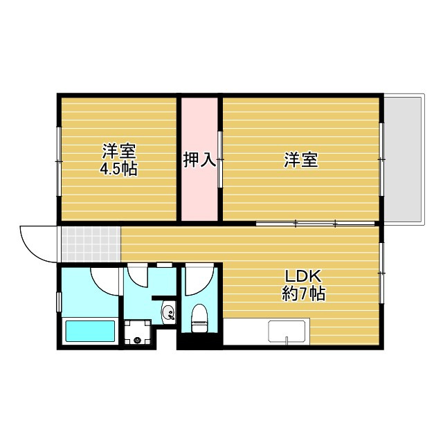 シャトレー石澄part1の間取り