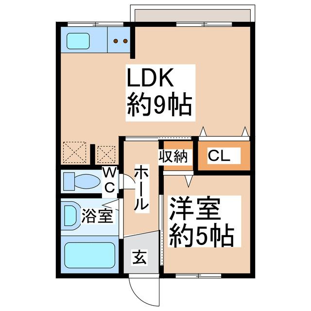 吉田コーポの間取り