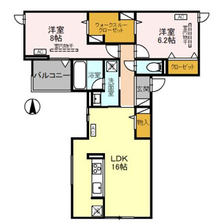 【間取り】 | D-GLANZ WEST
