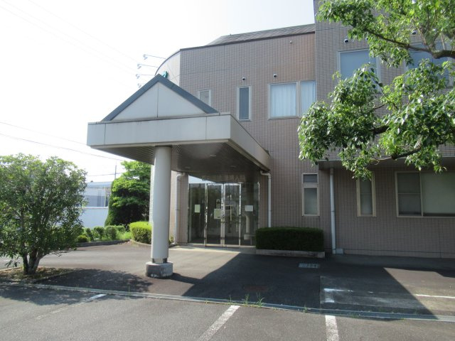 津山市沼　病院跡のエントランス