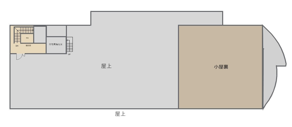 津山市沼　病院跡のその他|間取り　屋上