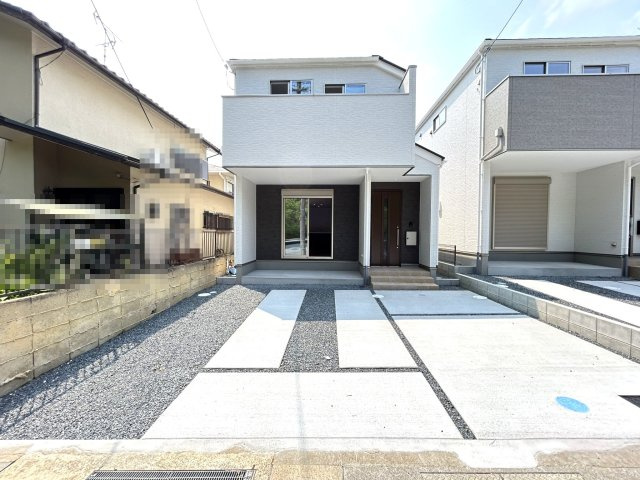 ◆リビング１７帖の広々４ＬＤＫ◆全居室２面採光◆並列駐車２台可能◆寺田宮ノ谷１期の外観|外観