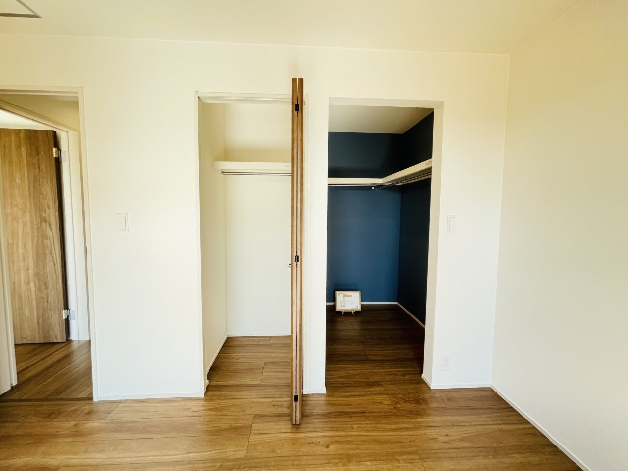 岡崎市羽根町陣場　新築分譲住宅　全2棟　1号棟の収納|豊富な数のクローゼットには、衣類、日用品、家族の思い出まで大切に保管できます♪