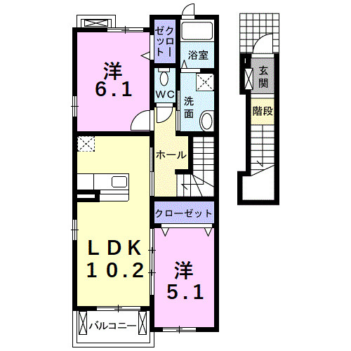 アンシャンテの間取り