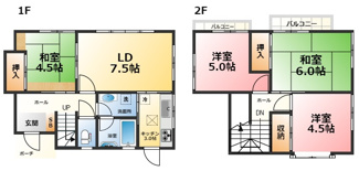 【間取り】 | ☆安佐北区三入東２丁目☆中古戸建