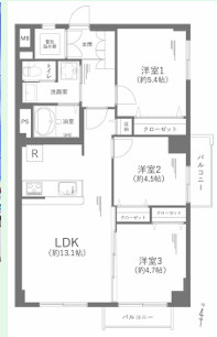 【間取り】 | 【松栄レックスマンション】✨️仲介手数料無料✨️陽明小学校・汐路中学校