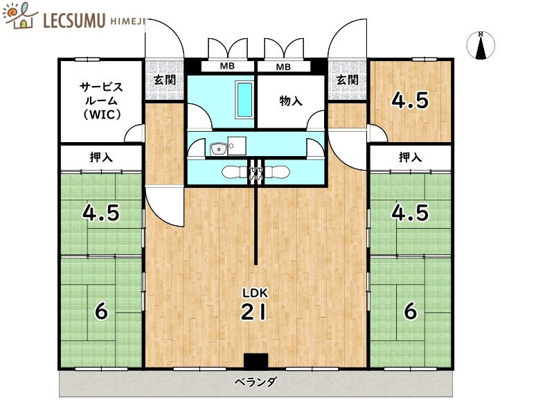 エバーグリーン今宿Ａ棟