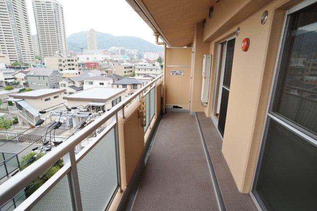 ノイハウス宝塚のバルコニー
