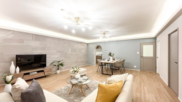 東急ドエルアルス弦巻1号棟の居間・リビング