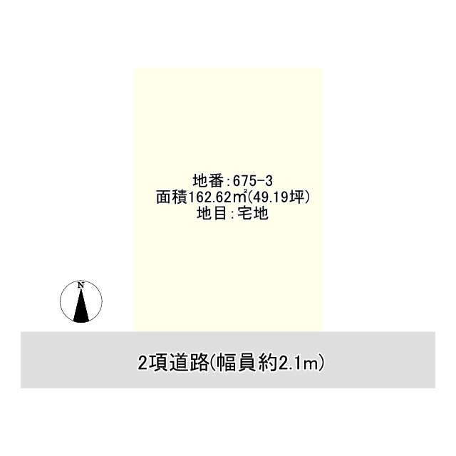 本村貸地の区画図