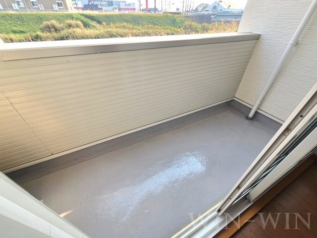 リバーリオ菅池のバルコニー