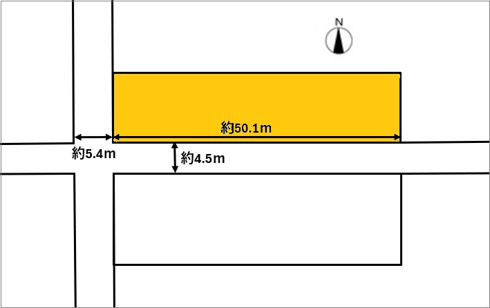 伊佐市菱刈重留土地の土地図