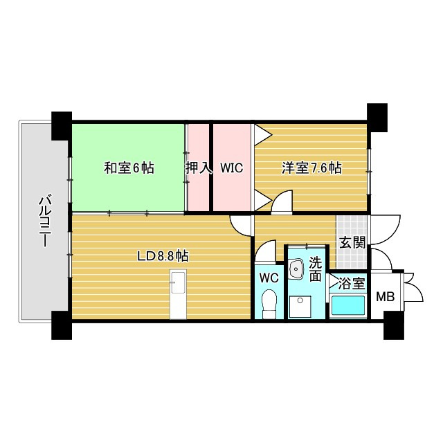 メイビスタ大淀の間取り