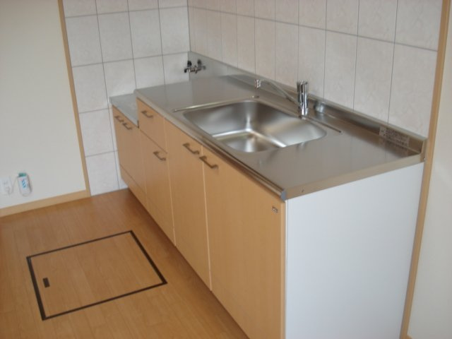 グレイスヴィラのキッチン|床下収納