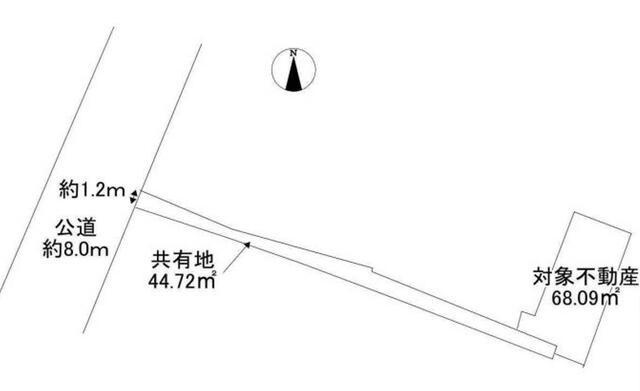 名古屋市中区橘１丁目の中古一戸建の区画図| 