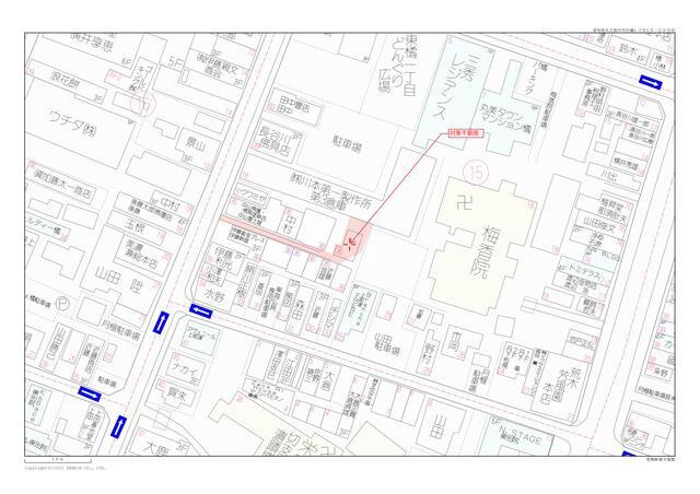 名古屋市中区橘１丁目の中古一戸建の地図| 