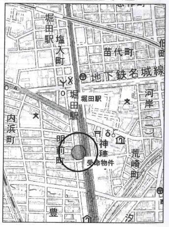 名古屋市瑞穂区明前町の中古マンションの地図| 