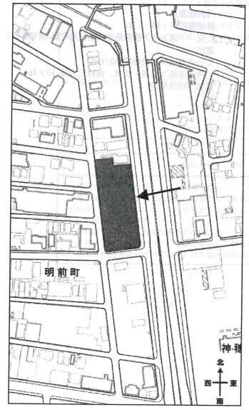 名古屋市瑞穂区明前町の中古マンションの地図| 