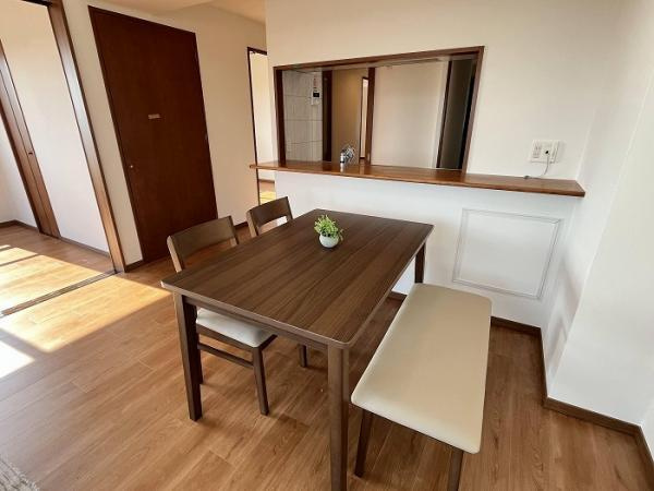 名古屋市守山区小幡南１丁目の中古マンションの内装|「ダイニング」カウンターと近… 