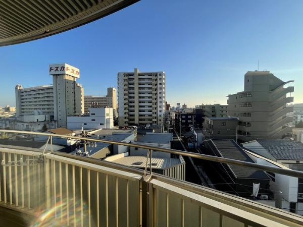 名古屋市南区内田橋２丁目の中古マンションの展望|「眺望」リビングからの様子で… 