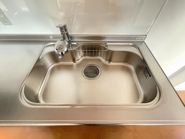 名古屋市南区内田橋２丁目の中古マンションの浴室|「キッチン」シンクの様子です。 
