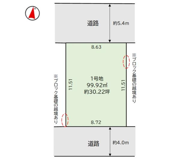 名古屋市南区東又兵ヱ町３丁目の売地の区画図| 