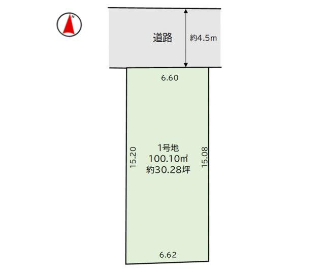 名古屋市港区幸町１丁目の売地の区画図| 