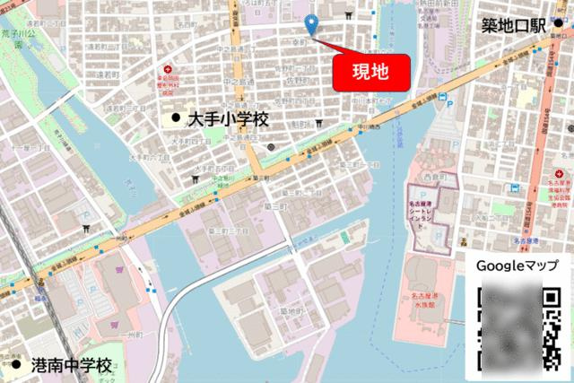 名古屋市港区幸町１丁目の売地の地図| 