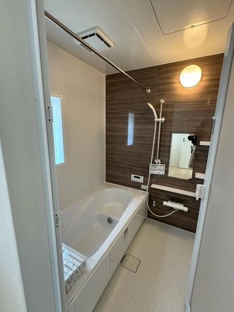 名古屋市名東区梅森坂２丁目の新築一戸建の浴室|一坪タイプのユニットバスは、… 