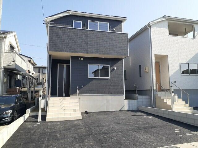 名古屋市名東区梅森坂２丁目の新築一戸建の外観| 