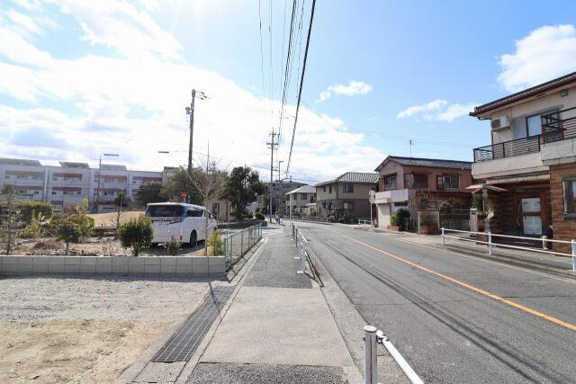 名古屋市名東区香流２丁目の新築一戸建の前面道路含む現地写真|前面道路 